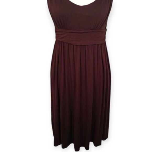 KENNETH COLE REACTION BROWN DRESS SZ.M EUC - Picture 3 of 7